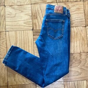 Levi's 511 Blue Straight Jeans Classic Denim